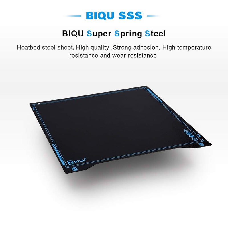 BigTreeTech BIQU SSS Ultra-Flexible Removable Spring Steel Build Plate Surface Heated Bed for Ender 3/Ender3 Pro/Ender3 V2/Ender3 S1/Ender3 S1 Pro/Ender3 V2 Neo/Ender3 Neo/Ender 5 Pro/K1 3D Printer 235x235MM - Image 5
